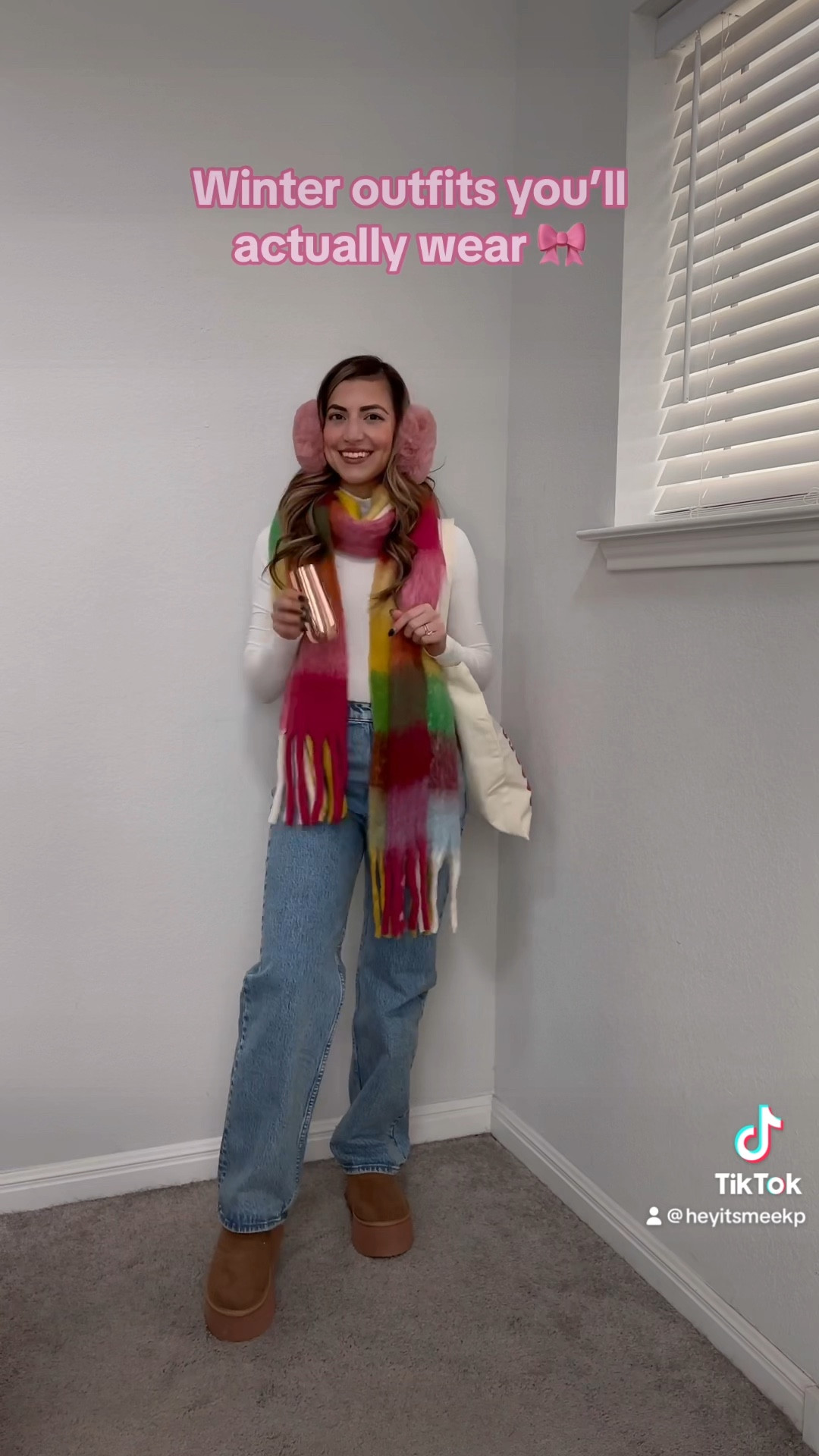 Found the cutest pink scarf for a little extra pop of color to add to a winter outfit! Would look so cute with earmuffs if you’re somewhere snowy ❄️✨

#LTKstyletip #LTKSeasonal #LTKfindsunder50