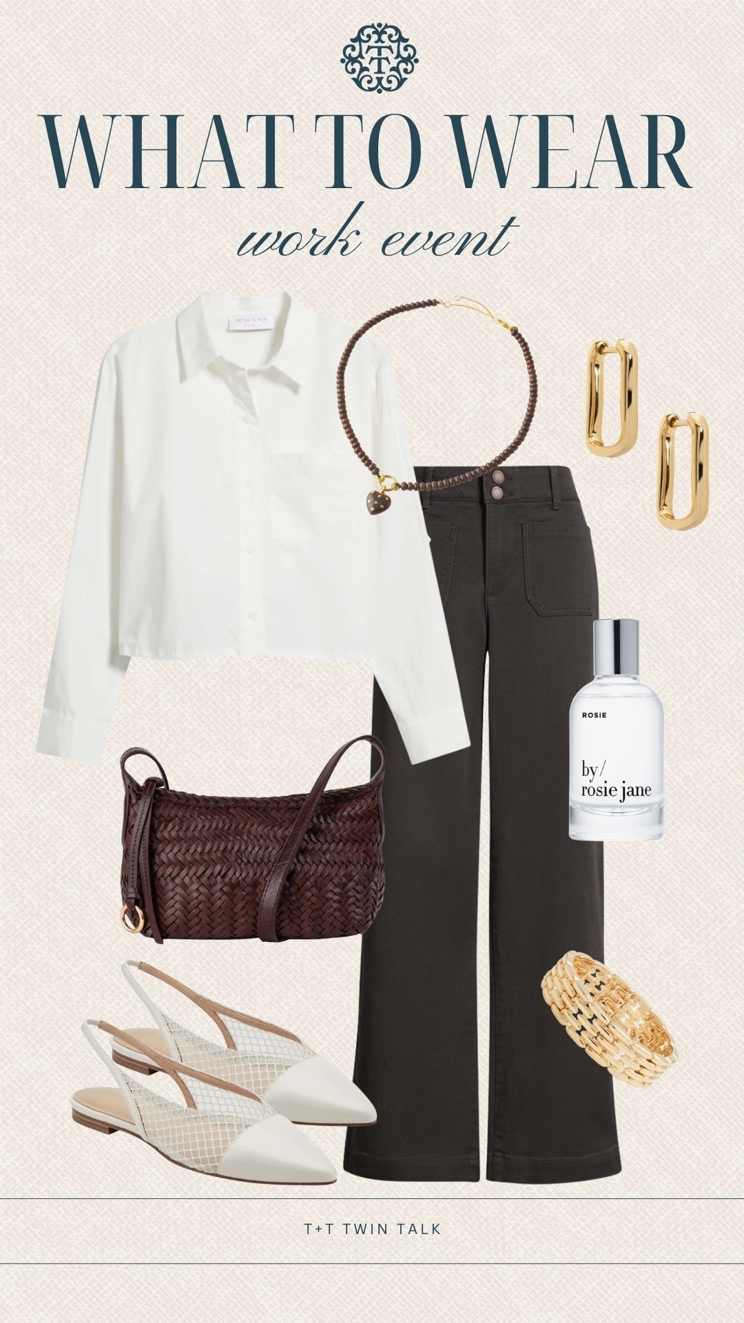 T+T, what to wear! A white blouse with dark dress pants is such a classic combination for a business casual event. Add a few simple accessories to finish the look and you’re ready for the office, a meeting, or dinner afterward.

#LTKSeasonal #LTKOver40 #LTKMidsize