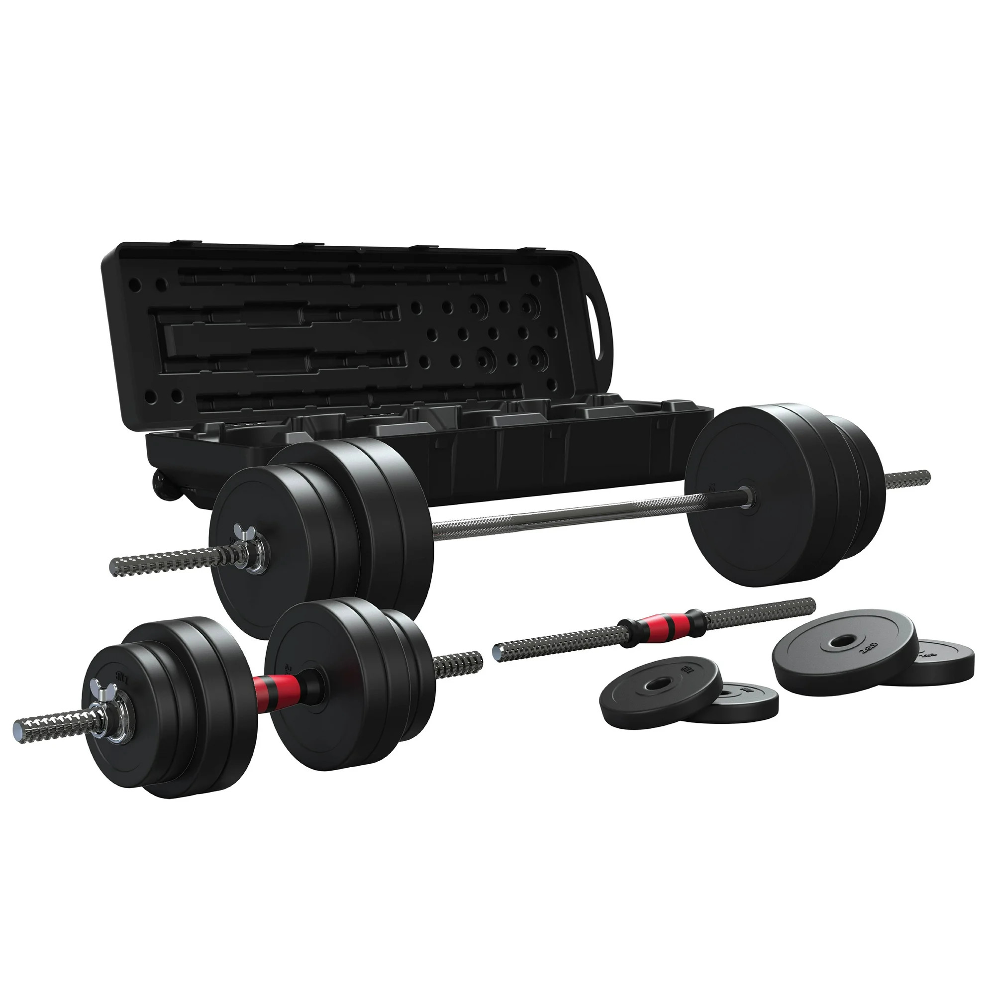 FitRx 2-in-1 SmartBell Gym, Interchangeable Adjustable Dumbbells and Barbell Weight Set, 100lbs. ... | Walmart (US)