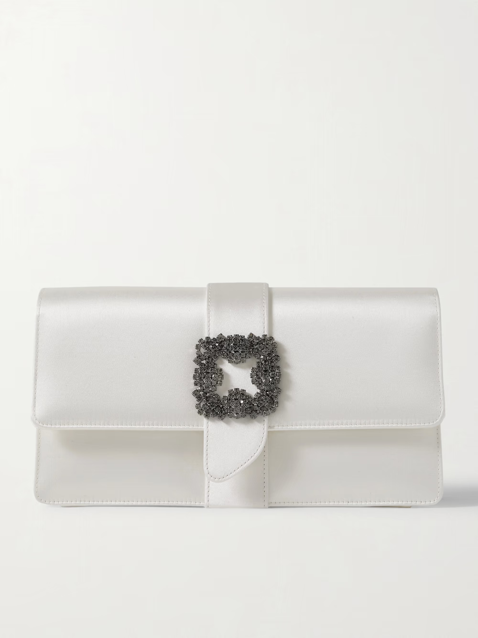 Capri crystal-embellished satin clutch | NET-A-PORTER (US)