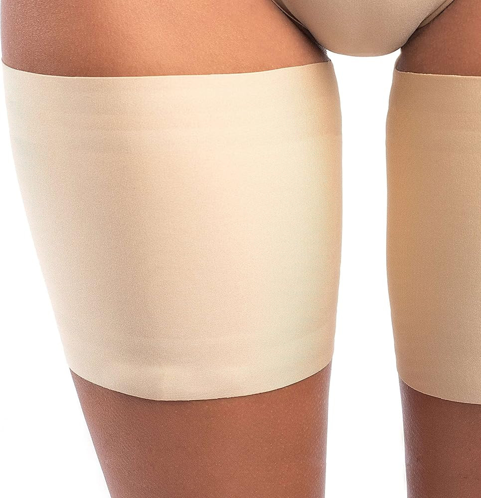 looksy Elastic thigh bands unisex anti-chafing stretchy prevent thigh rubbing satin lined protect... | Amazon (UK)
