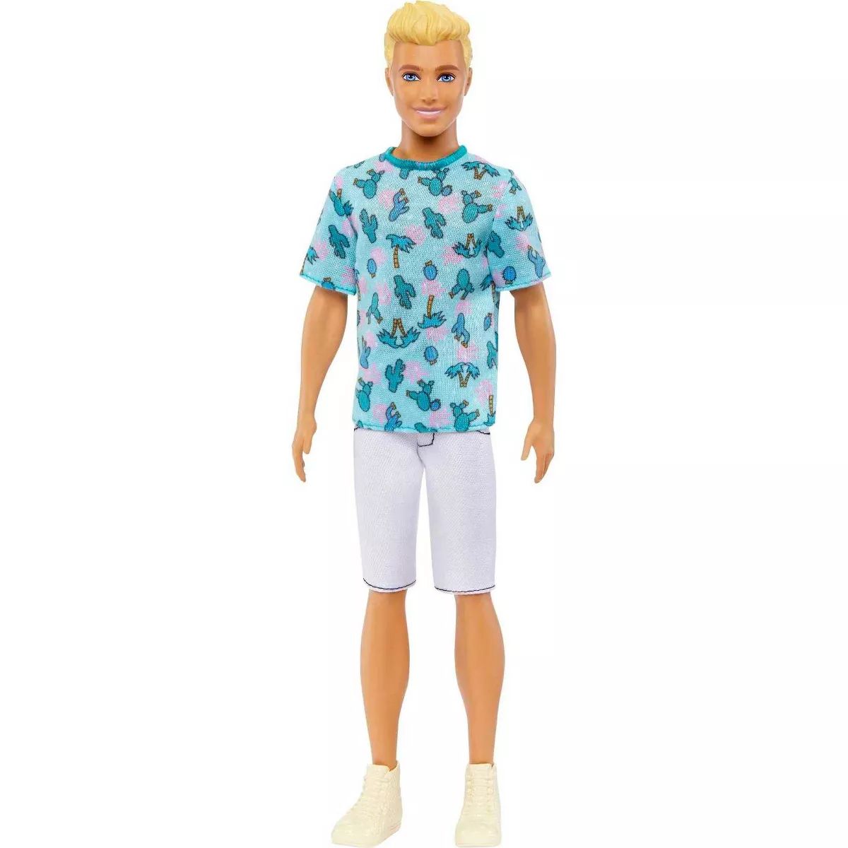 Barbie Ken Fashionistas Doll #211 with Blond Hair and Cactus Tee | Target