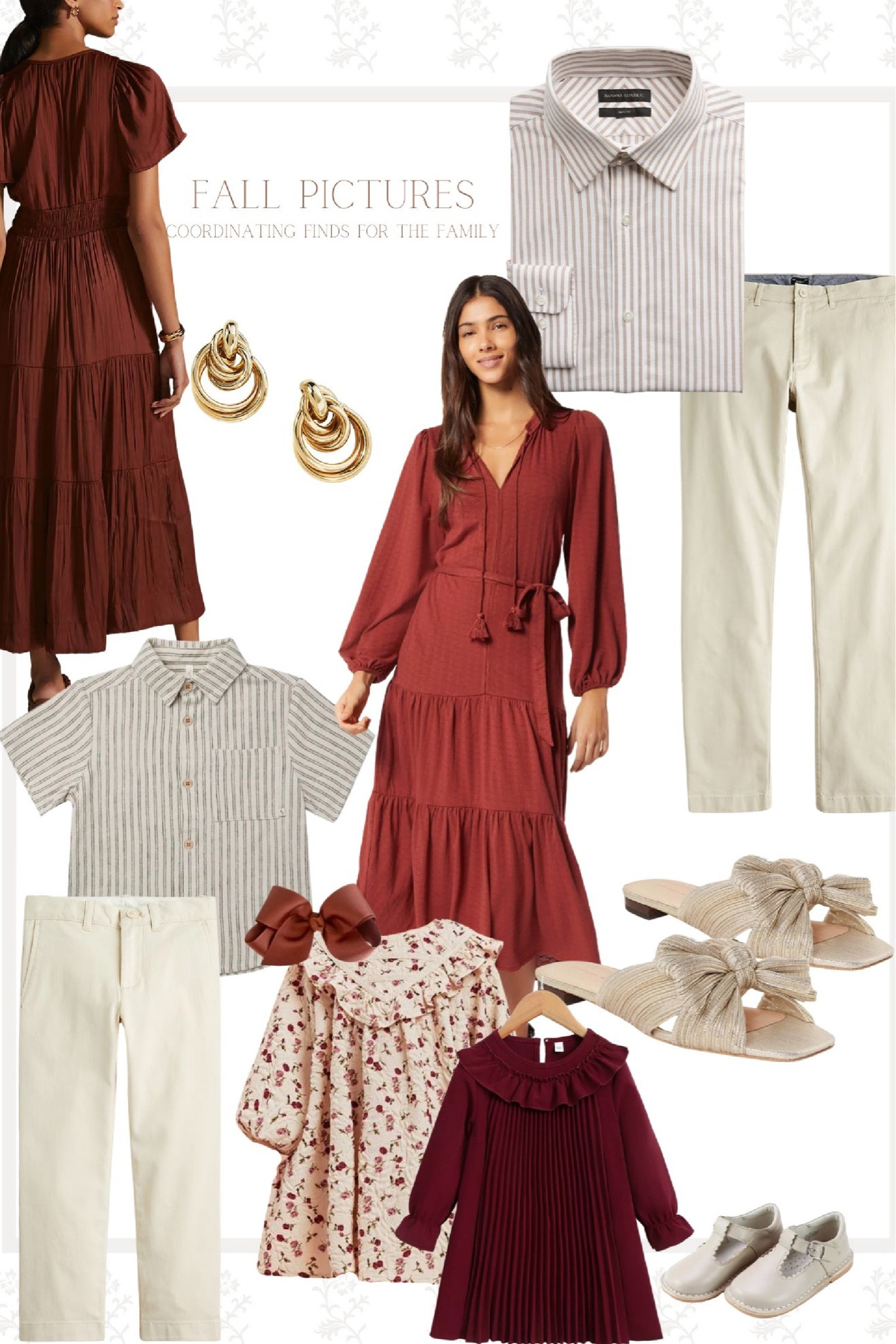 Coordinating outfits for the family