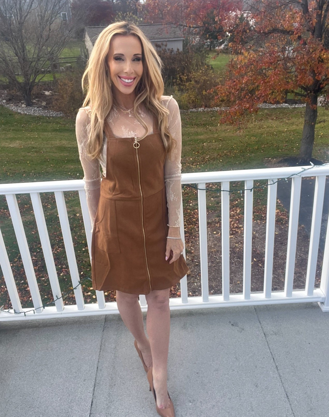 Pretty faux suede mini dress 🧡

#LTKStyleTip #LTKHoliday #LTKGiftGuide