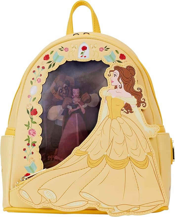Loungefly Disney Beauty and the Beast Princess Series Lenticular Mini Backpack | Amazon (US)