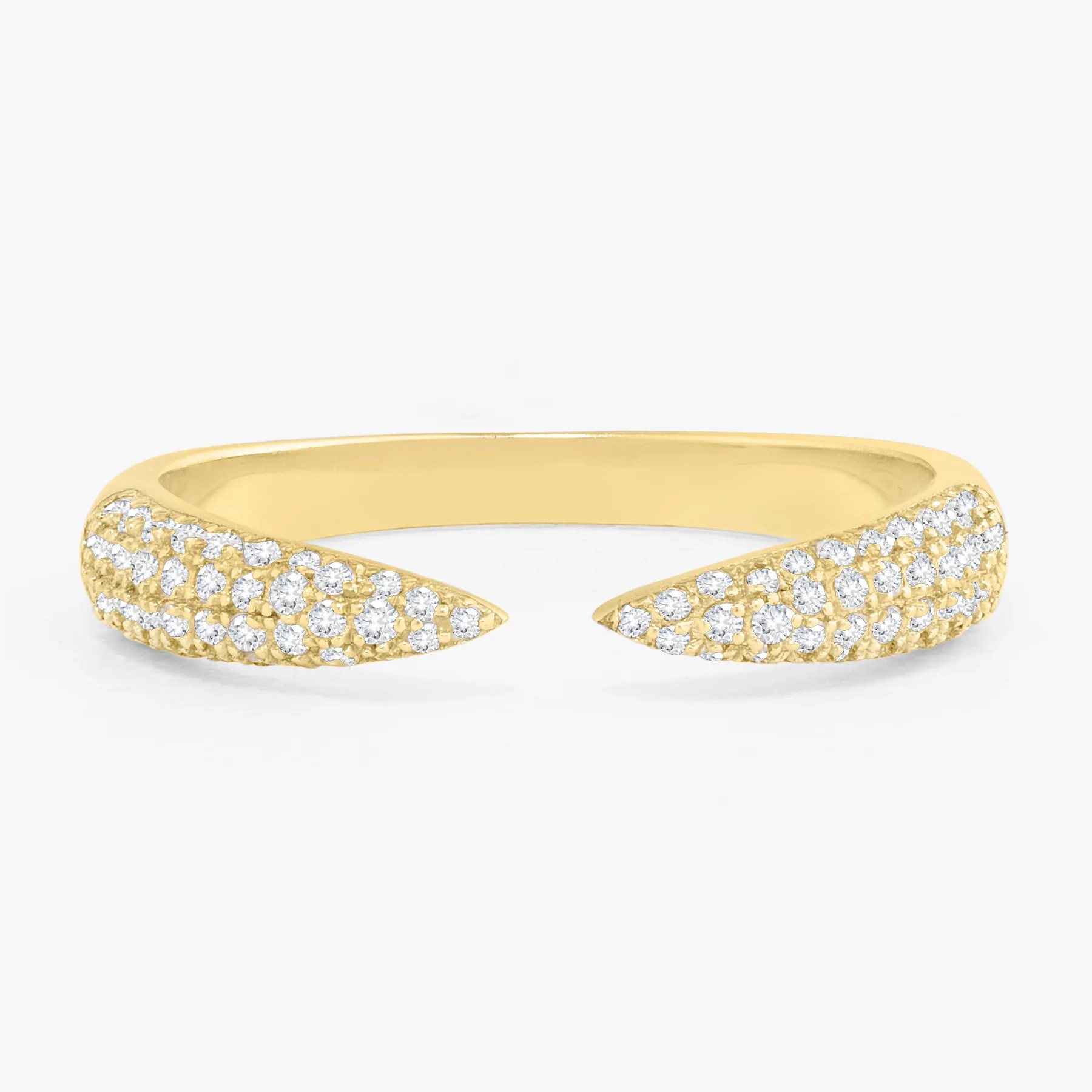 Bennett Pave Claw Stacking Band | RW Fine Jewelry