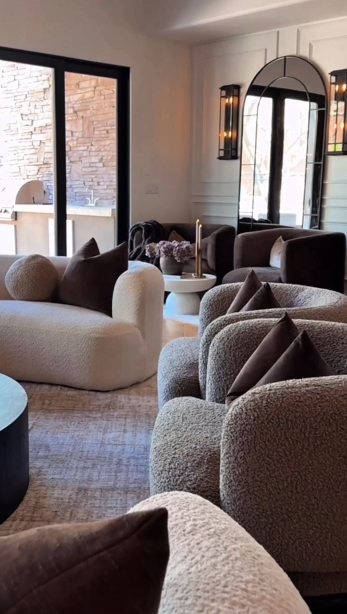 The curved boucle chairs and rich brown accents make this living room feel so warm and inviting. Soft textures and rounded silhouettes add the perfect cozy touch to a modern, neutral home 🤎


#livingroominspo #neutralhome #cozyinteriors #moderndecor #bouclechairs #warmminimalism #homedesign #interiorstyle #decorgoals #summerthompsonstyles


#LTKHome