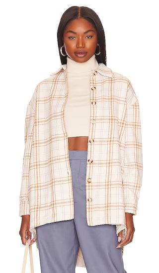 Monique Shacket in Beige Multi | Revolve Clothing (Global)