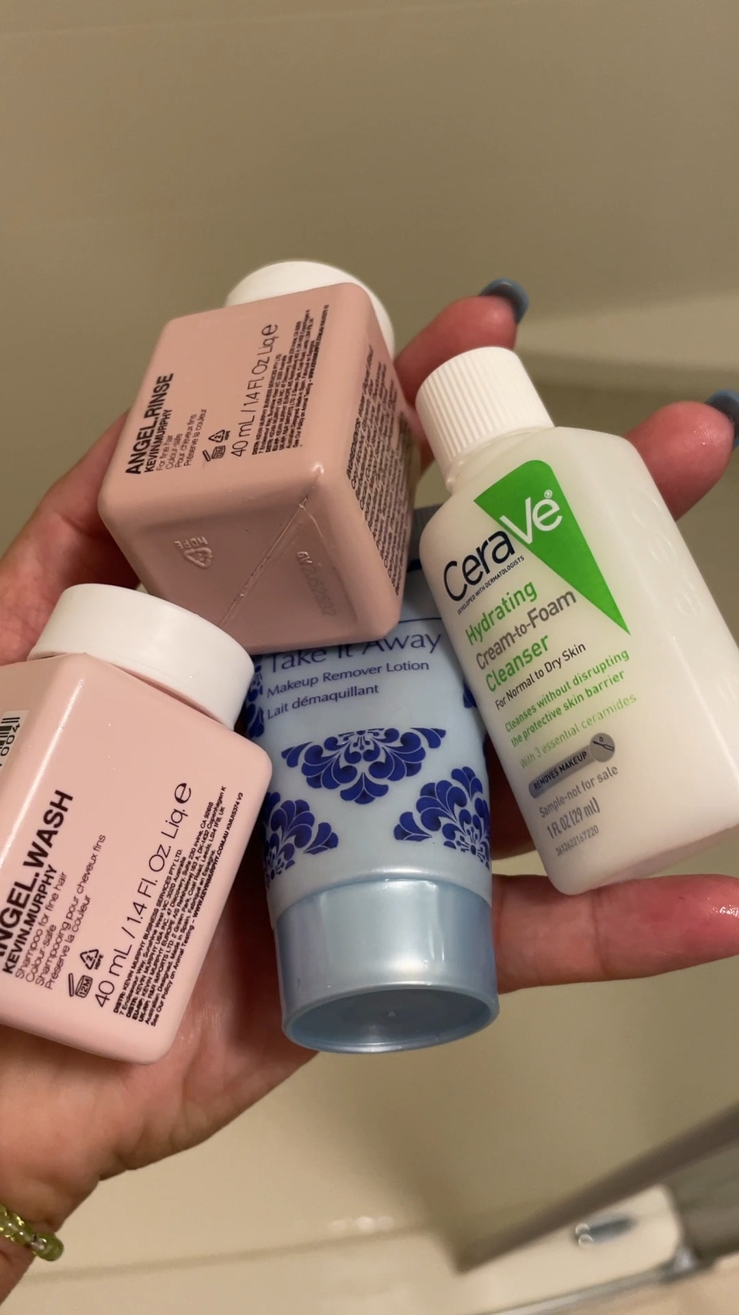 Travel minis for my make up wearing who have processed hair! 

Travel sized hair products
Travel sized make up remover
Travel sized hydrating face wash

All available from Walmart

#LTKVideo #LTKSummerSales #LTKBeauty