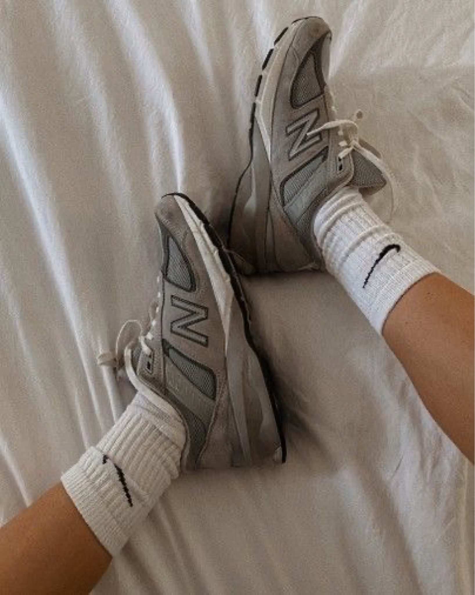 Products linked below along with cheaper options. The New Balance 990v4 Grey is the fourth installment of New Balance's renowned 990 series. Taking cues from previous models in the line, the 990v4 features a signature grey mesh upper with matching premium suede overlays and reflective piping. At the base, a grey and white ENCAP midsole offers responsiveness for daily wear. This model is made in the United States of America. 

#LTKstyletip #LTKshoecrush #LTKSeasonal