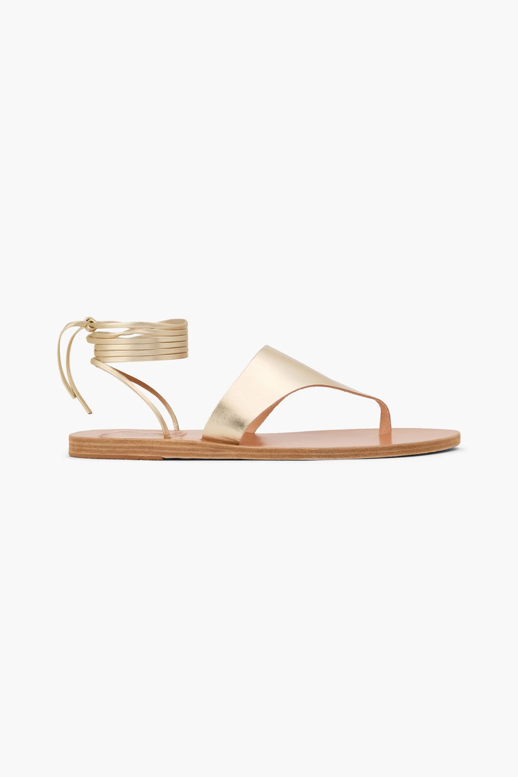 Nychta metallic leather sandals | The Outnet (UK and Europe)