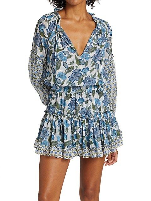 Elisabetta Floral Minidress | Saks Fifth Avenue