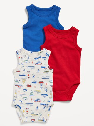 Sleeveless Bodysuit 3-Pack for Baby | Old Navy | Old Navy (US)
