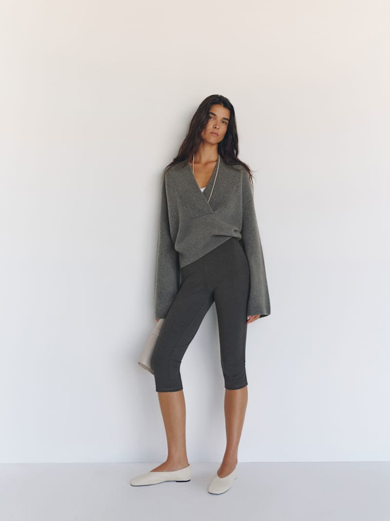 Jill Cropped Knit Pant | Reformation (Global)