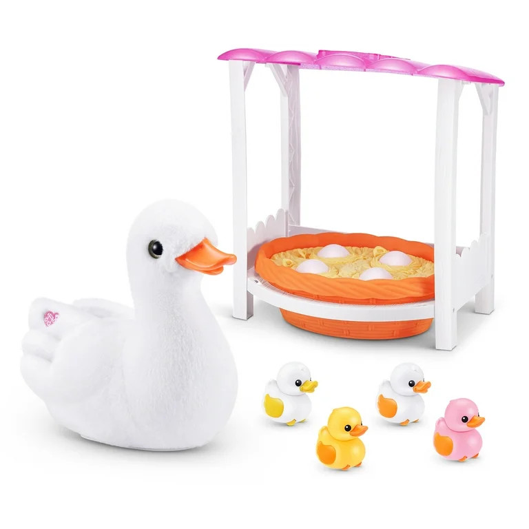 Pets Alive Mommy Duck & Baby Surprise, Nurturing Play Surprise Hatching Interactive Girls Toy by ... | Walmart (US)