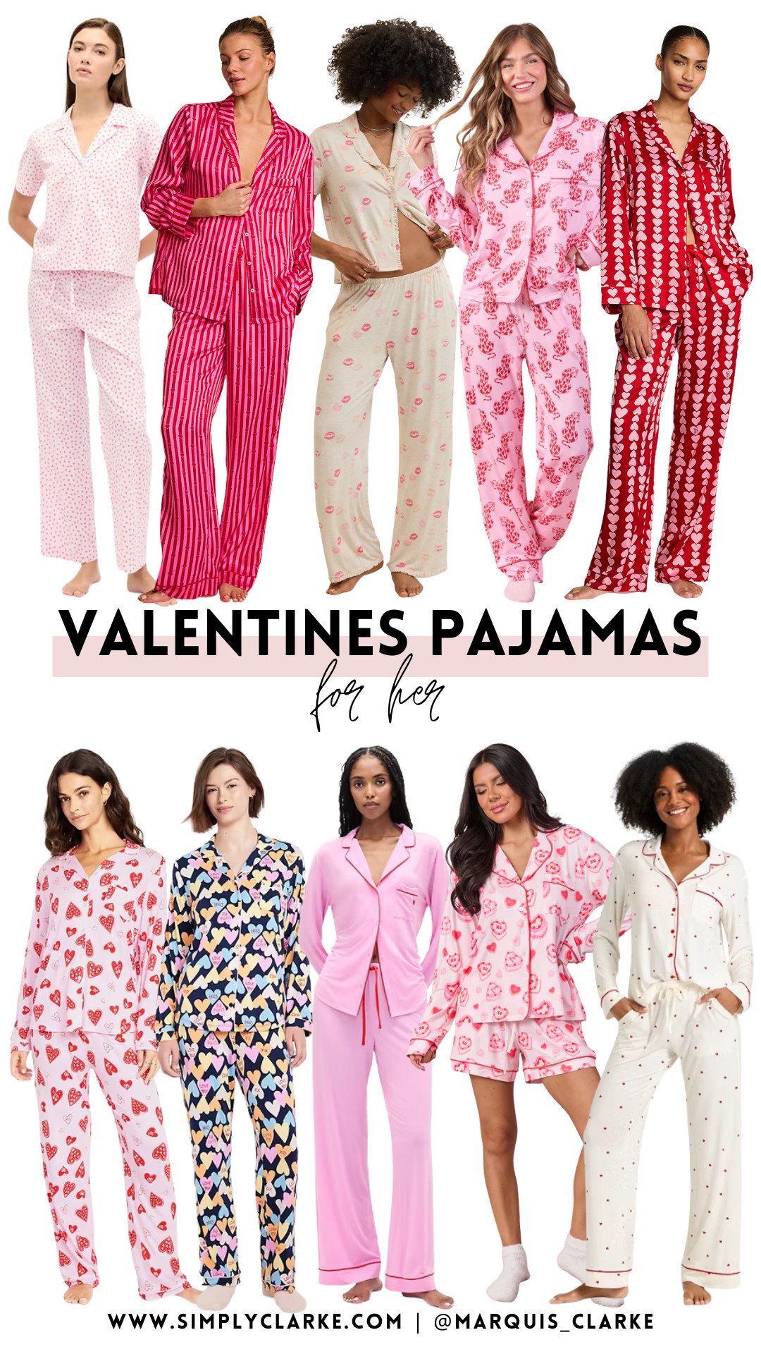 Valentine’s Day, but make it cozy! The cutest pajamas for staying in and feeling festive!  

 #LTKSeasonal #LTKFindsUnder100 #LTKBeauty