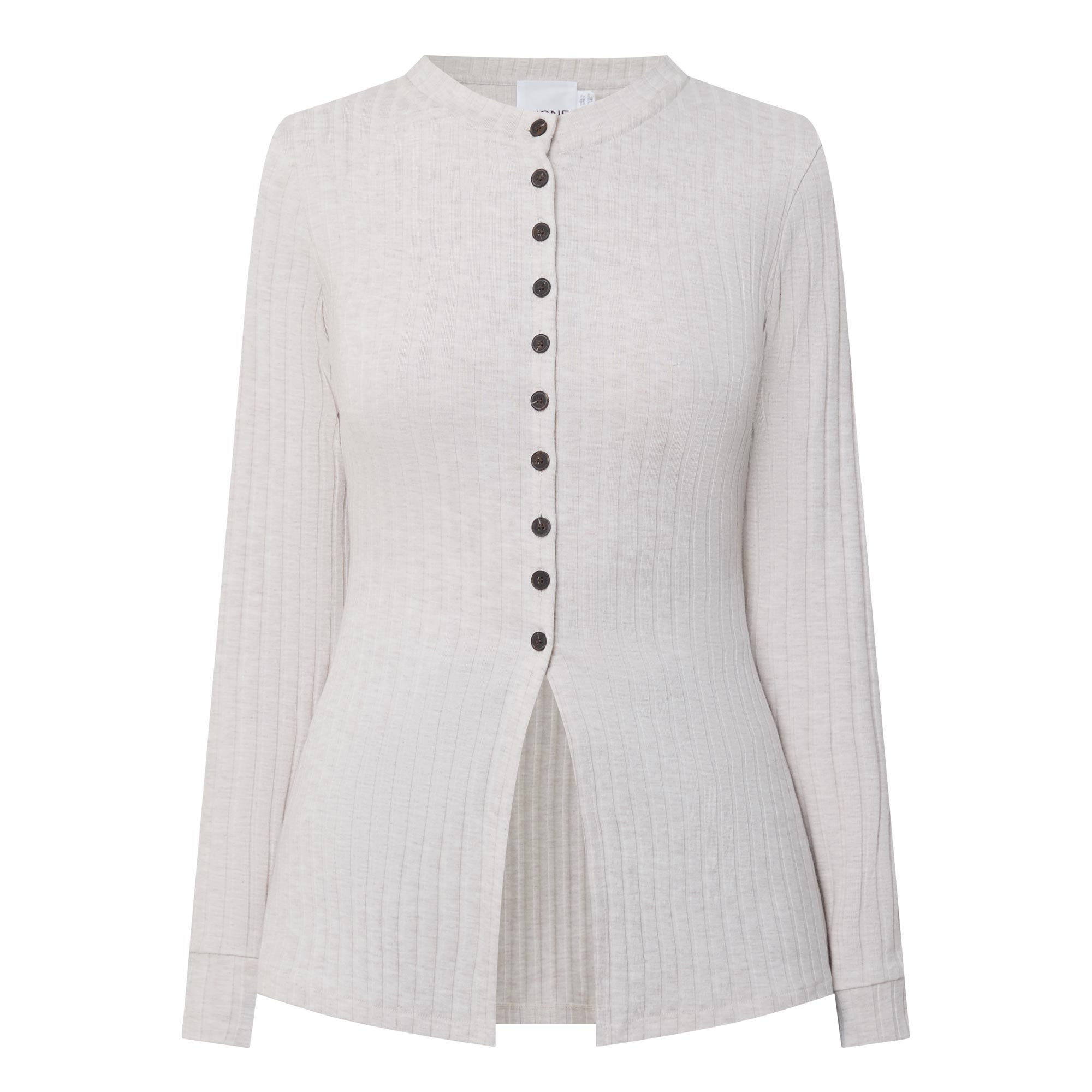 ALIGNE Daphne Rib Knit Cardigan - Cream | Brown Thomas (IE)