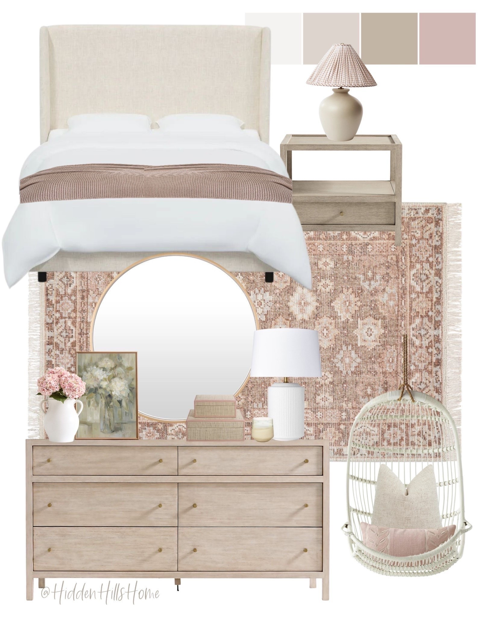 Girls bedroom decor ideas! Teen girls room mood board, home decor, girls bedroom inspiration, cute ideas for a girls bedroom, feminine bedroom, bedding, canopy bed #girls #bedroom

#LTKHome #LTKSaleAlert #LTKKids