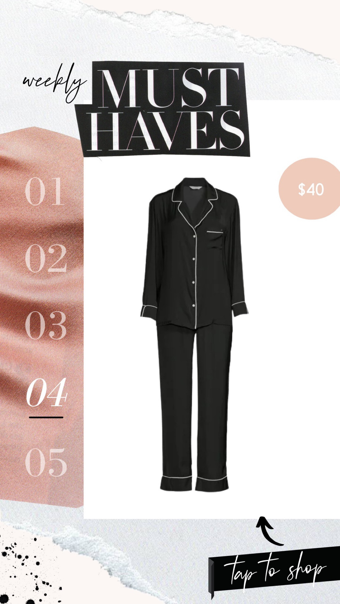 Soft pajama set: size L 