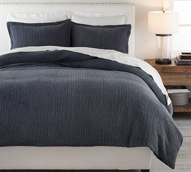 Honeycomb Cotton Duvet Cover | Pottery Barn (US)