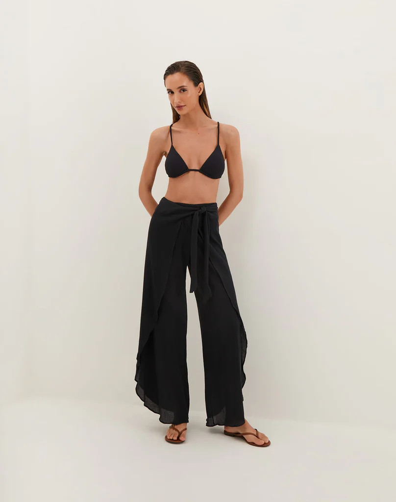 Bia Pareo Pants - Black | ViX Swimwear