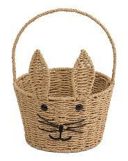 10x10 Bunny Basket With Pom Pom Tail | TJ Maxx