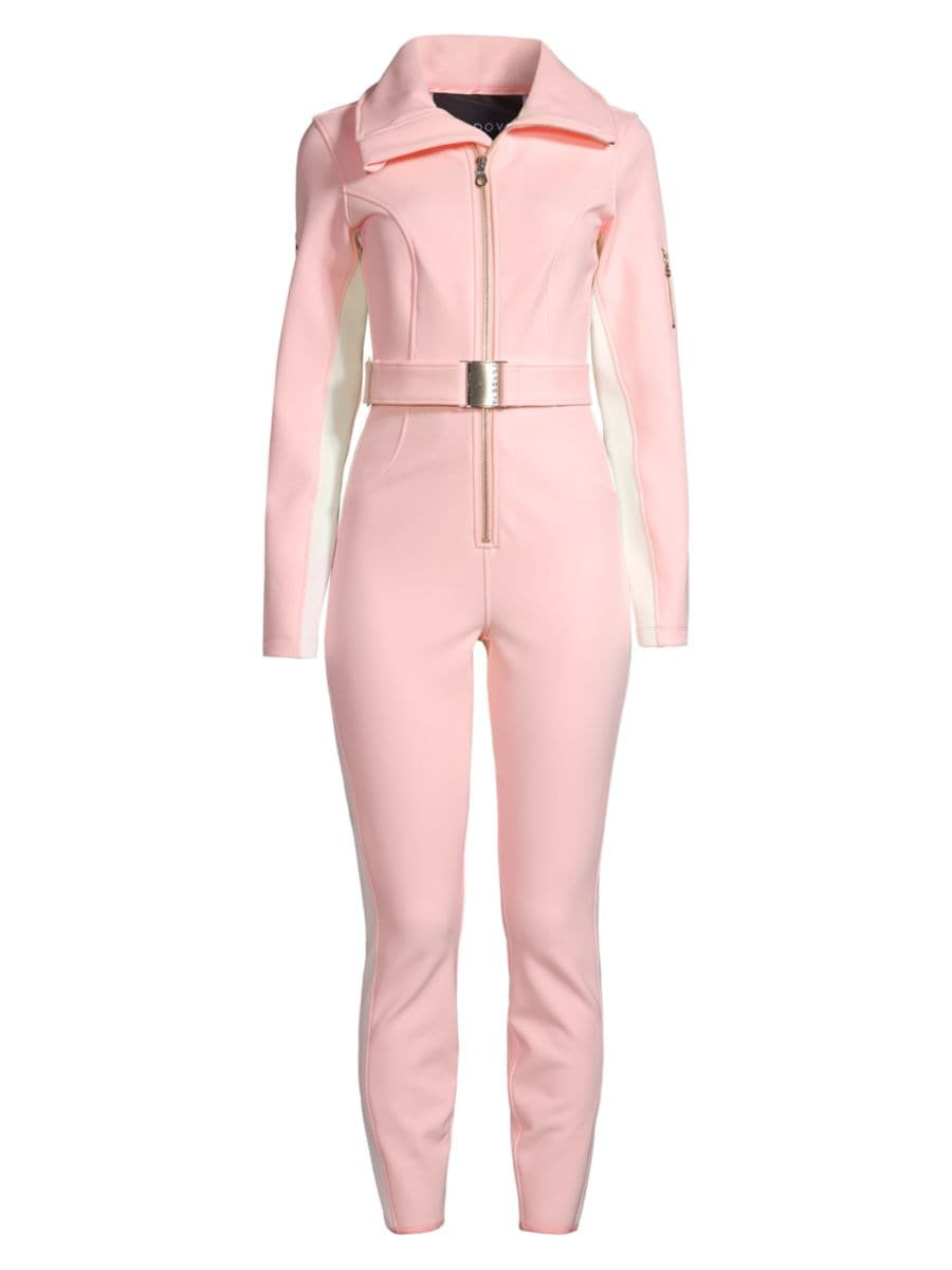 Signature Belted Stripe Skinny Ski Suit | Saks Fifth Avenue