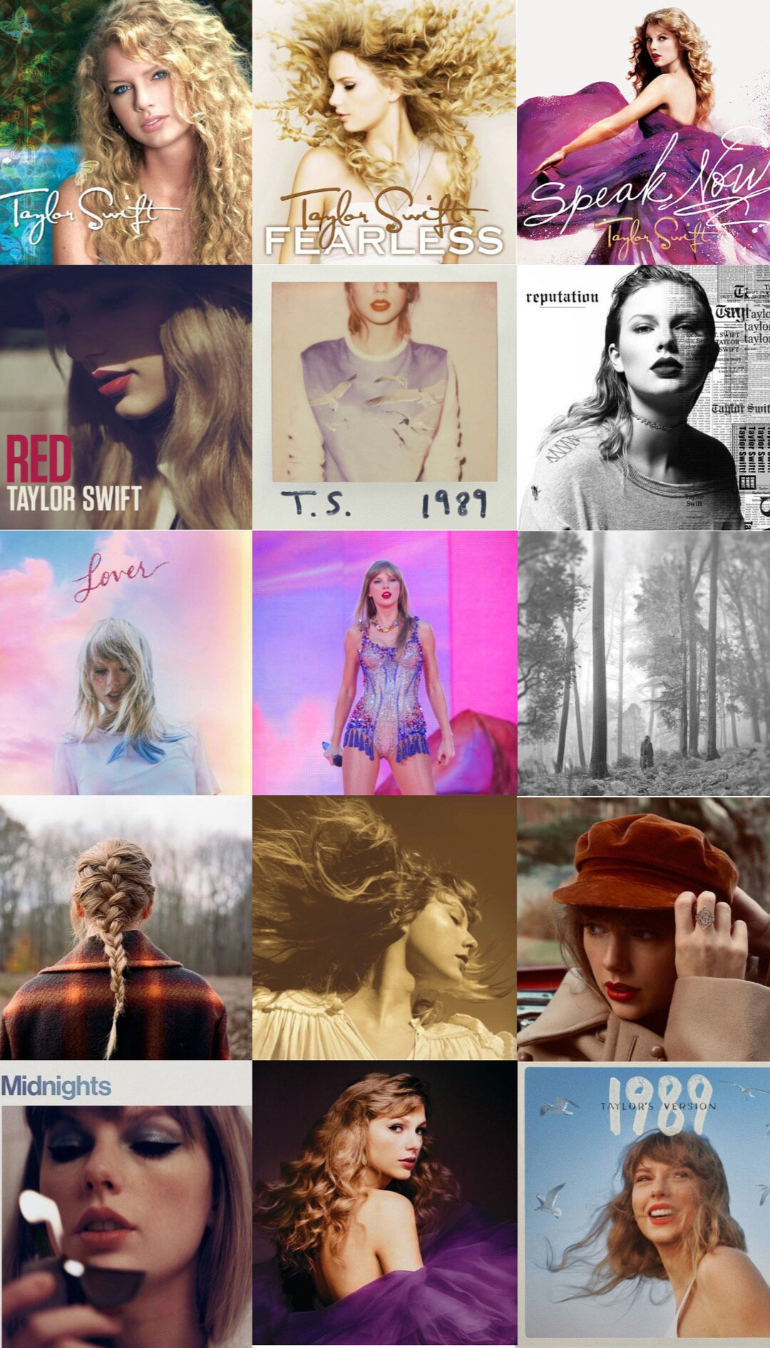 Taylor Swift All Album Covers Print - Etsy | Etsy (US)