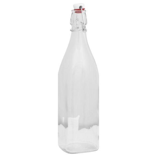 Bormioli Rocco Square Glass Swing Top Bottle Water Carafe - 33 3/4 oz | Walmart (US)