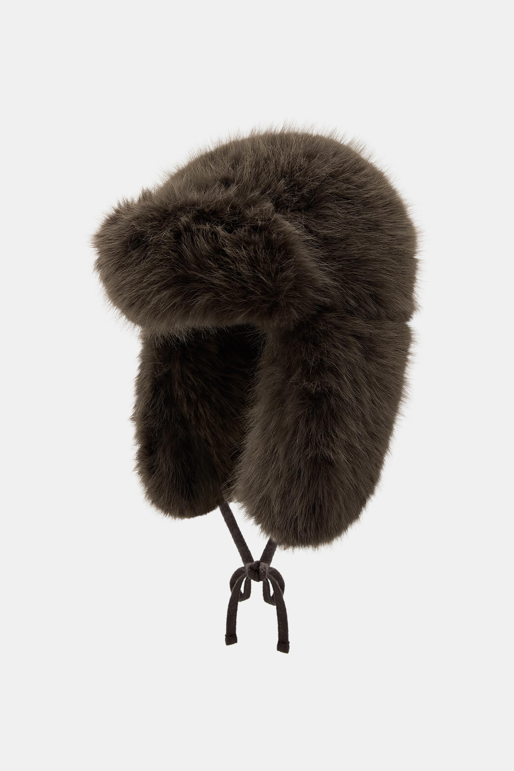 SHEEPSKIN AVIATOR HAT | Zara UK