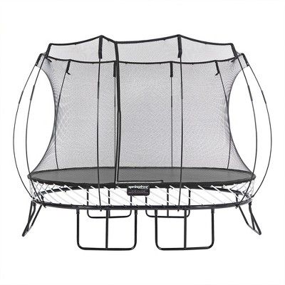 Springfree Trampoline Kids Medium Oval 8 by 11 Foot Trampoline with Safety Enclosure Net and Soft... | Target