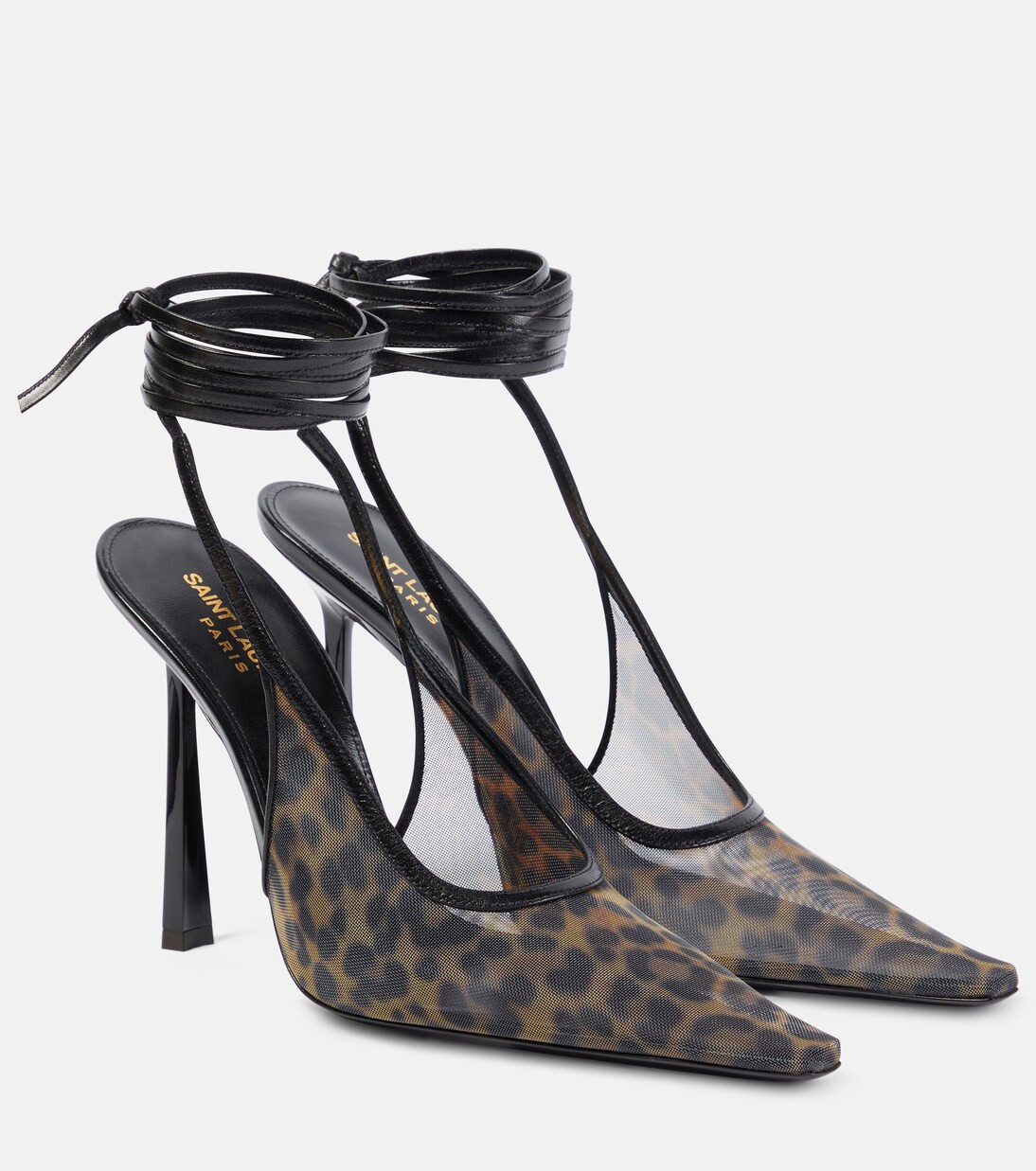 Oxalis 110 leather-trimmed slingback pumps | Mytheresa (US/CA)