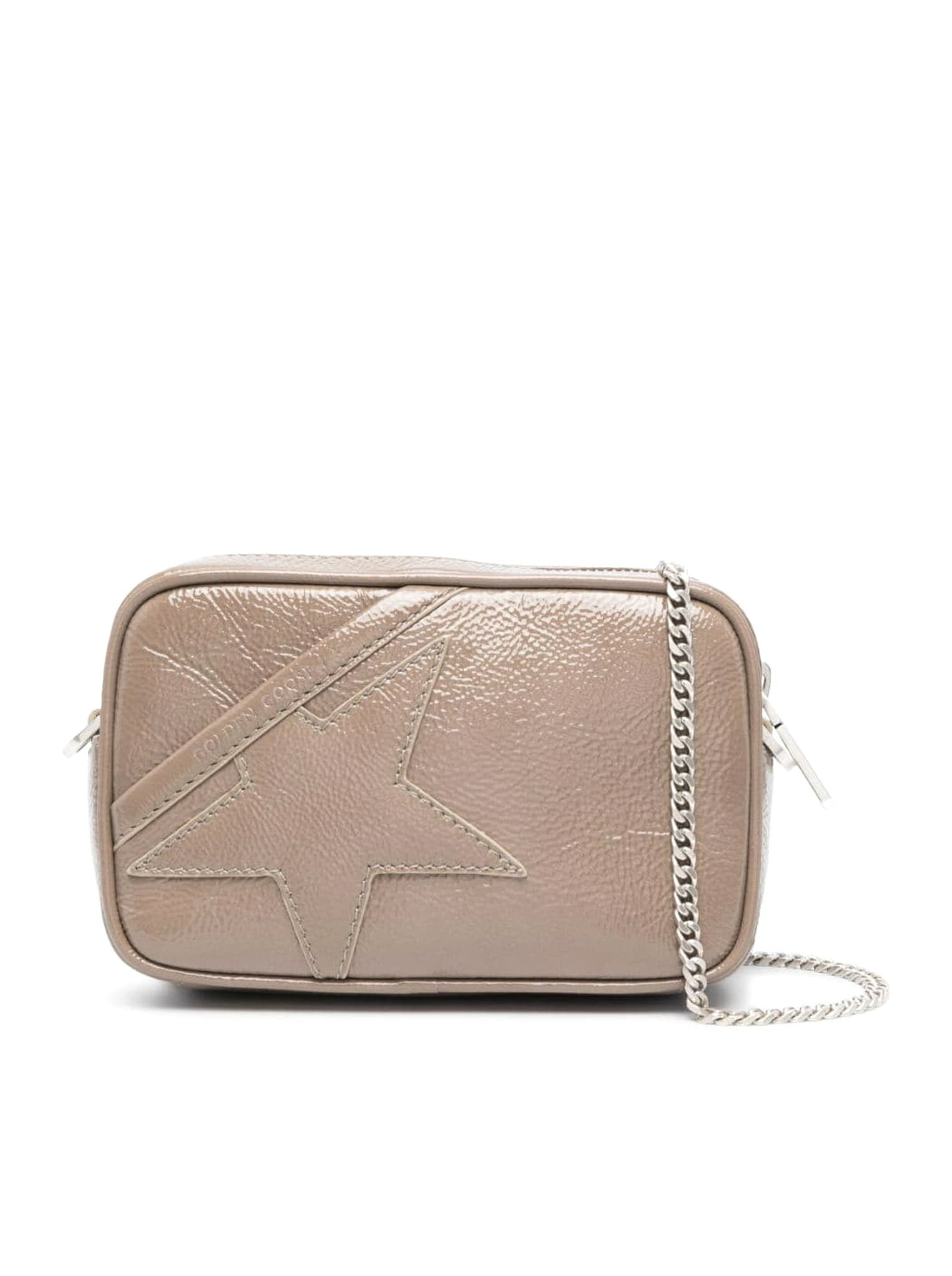 Golden Goose Star Crossbody Bag In Dove-gray Leather | Italist.com US