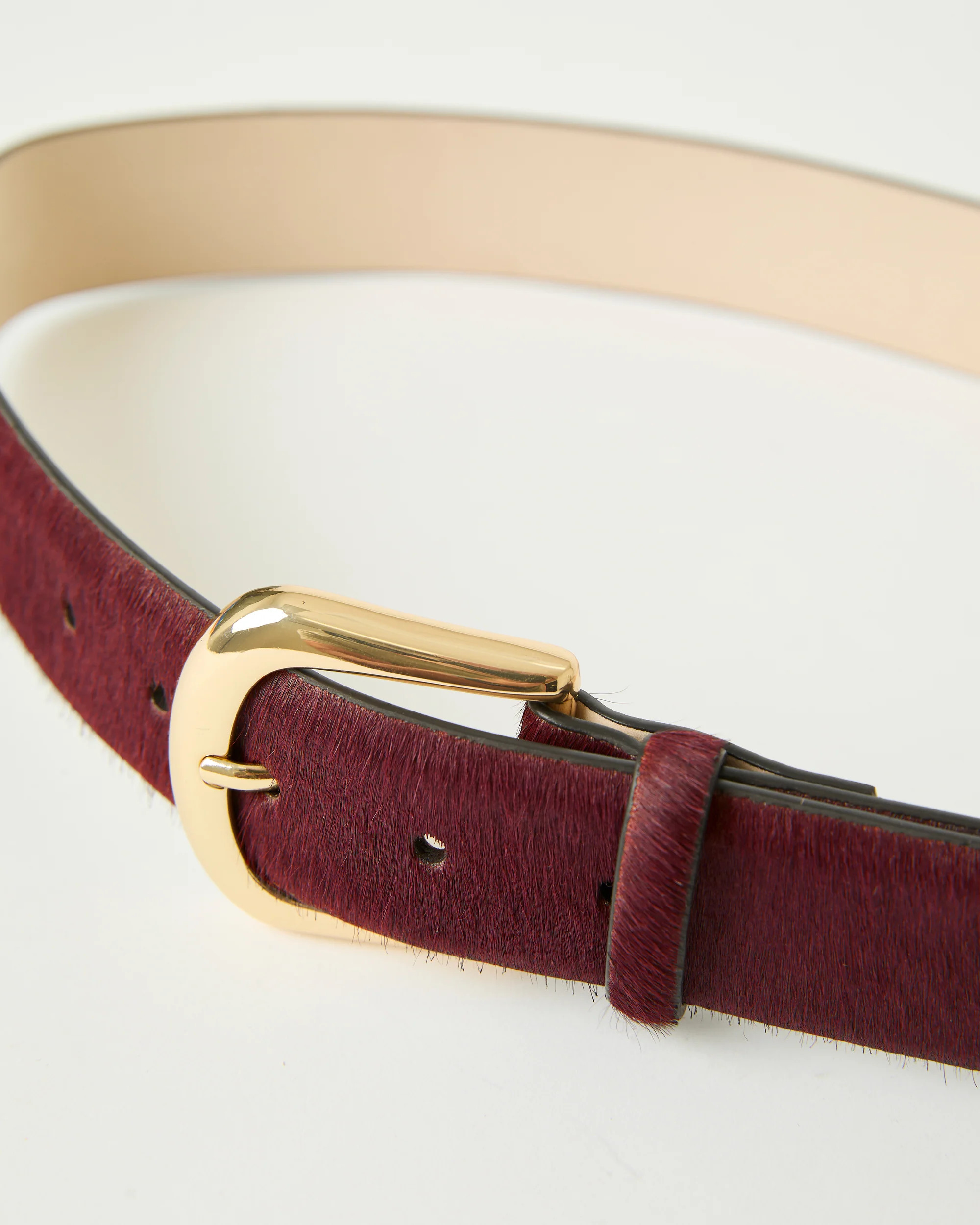 KENNEDY CALF-HAIR LEATHER BELT | B-Low The Belt