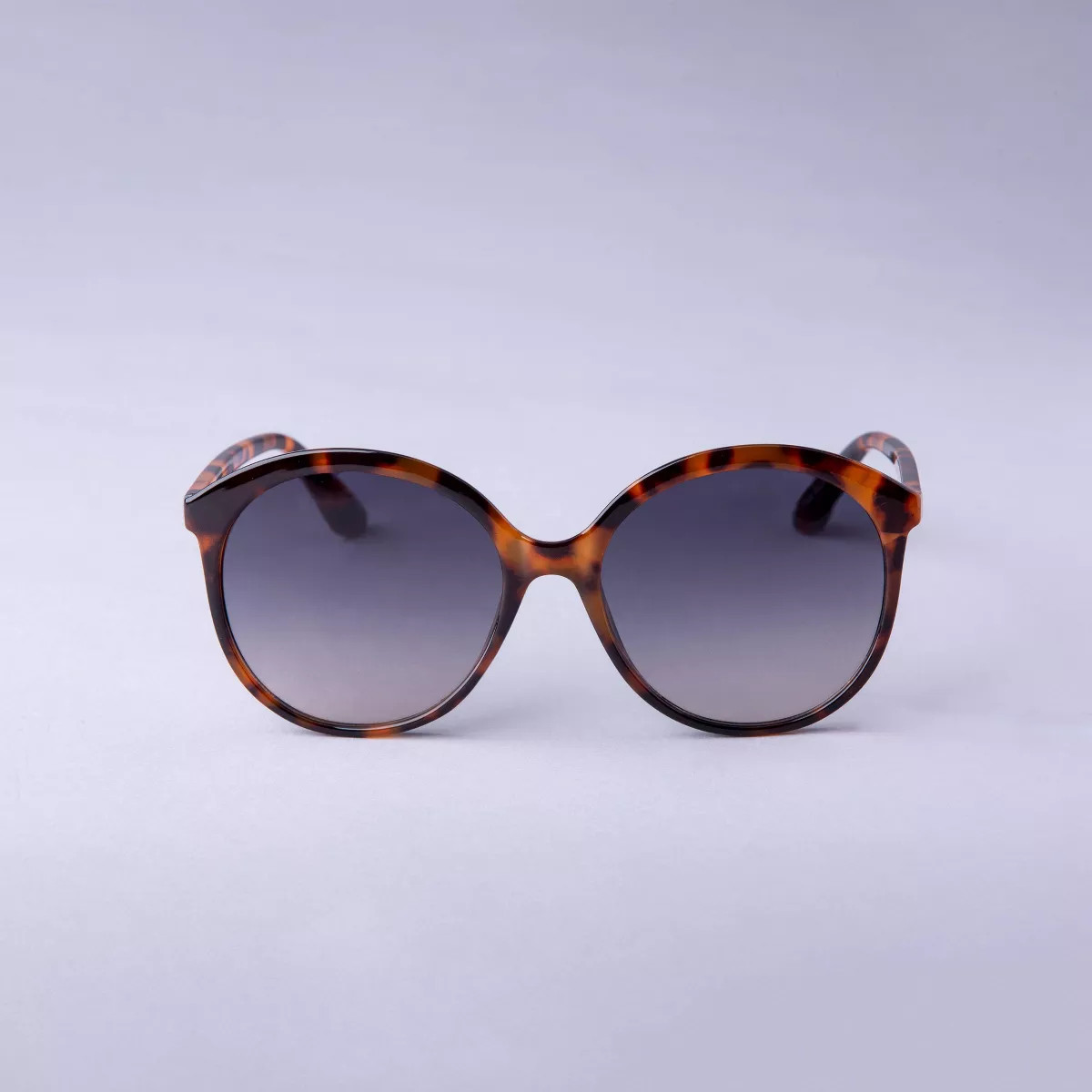 Women's Oversized Round Tortoise Shell Sunglasses - A New Day™ Brown | Target