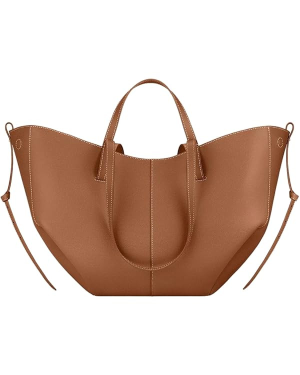 2024 Leather Tote Bags for Women Chic Work Tote Handbag Large Shoulder Bags with Purse Underarm B... | Amazon (US)