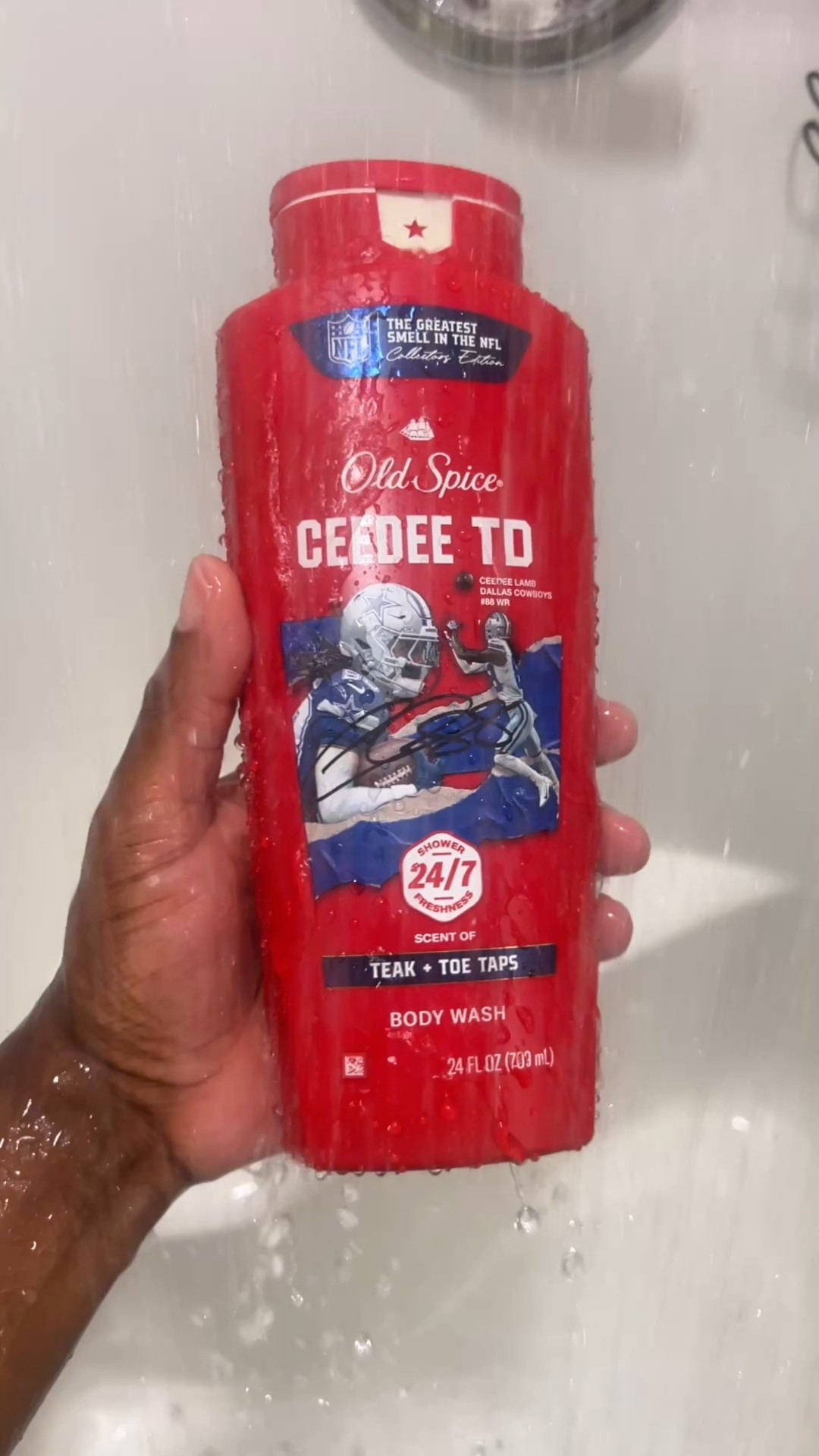 I’ve been using the Old Spice CeeDee TD Body Wash and it smells incredible. 🏈✨ The teak scent is bold, fresh, and lasts all day without being overpowering. It lathers up really well, leaves my skin feeling clean but not dry, and definitely makes my shower feel energizing. Plus, I love that it’s part of the NFL Collector’s Edition—such a fun touch. This one has definitely earned a spot in my shower lineup.

#LTKBeauty #OldSpice #ShowerRoutine #BodyWash #LTKFinds 

#LTKFindsUnder50 #LTKMens #LTKBeauty