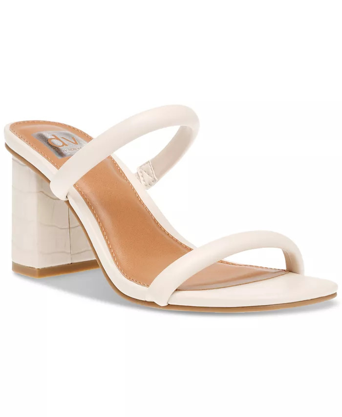 DV Dolce Vita Women's Halsty Two-Band Block-Heel Sandals - Macy's | Macy's