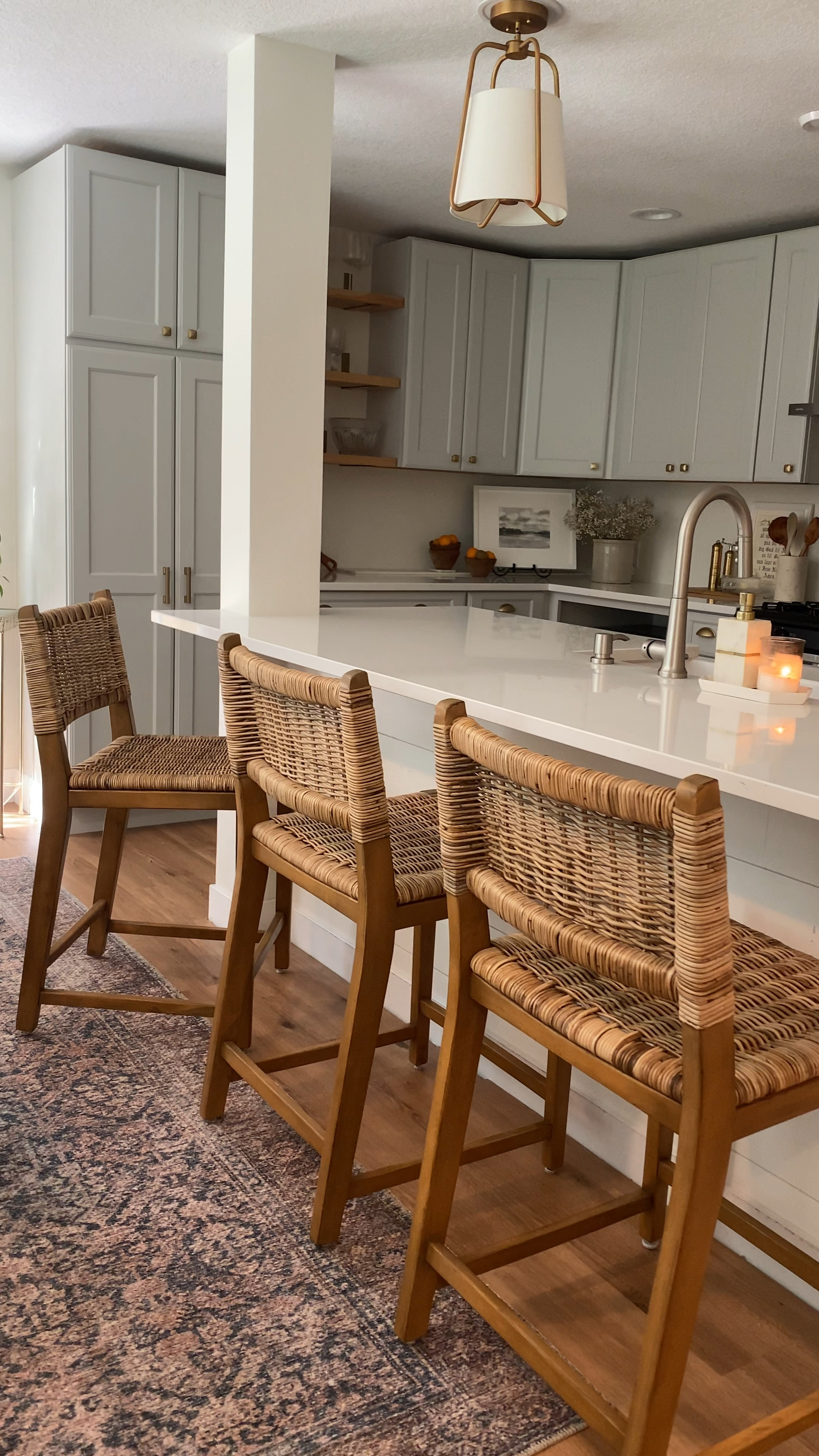 Counter height stools. Linked our exact ones and a great alternative option! 

#LTKhome #LTKFind #LTKfamily