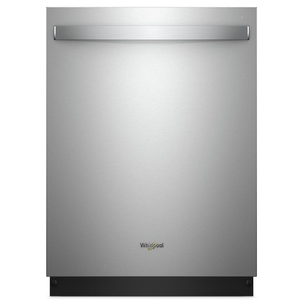 Whirlpool Top Control Built-In Tall Tub Dishwasher in Fingerprint Resistant Stainless Steel with Fan | The Home Depot