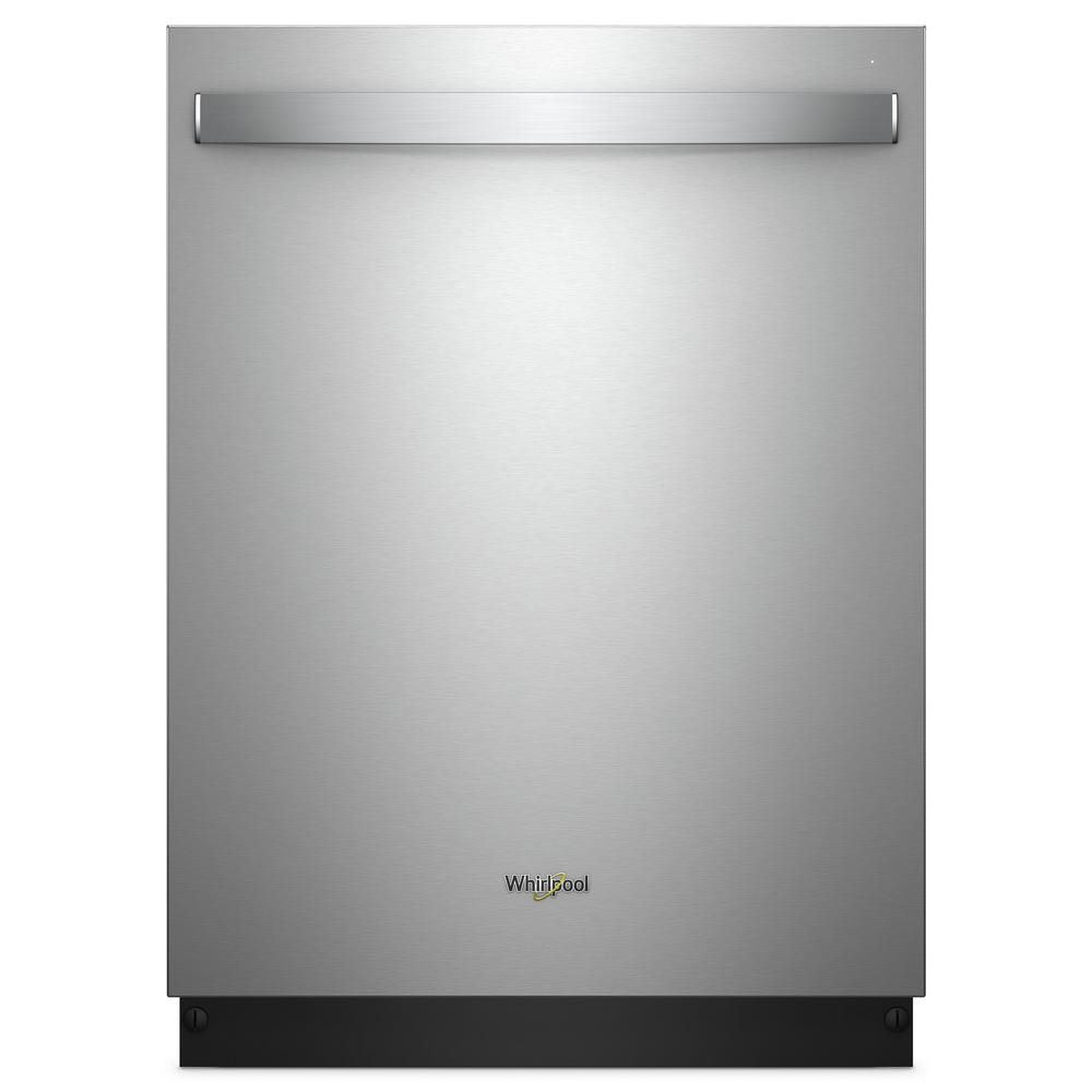 Whirlpool Top Control Built-In Tall Tub Dishwasher in Fingerprint Resistant Stainless Steel with Fan | The Home Depot