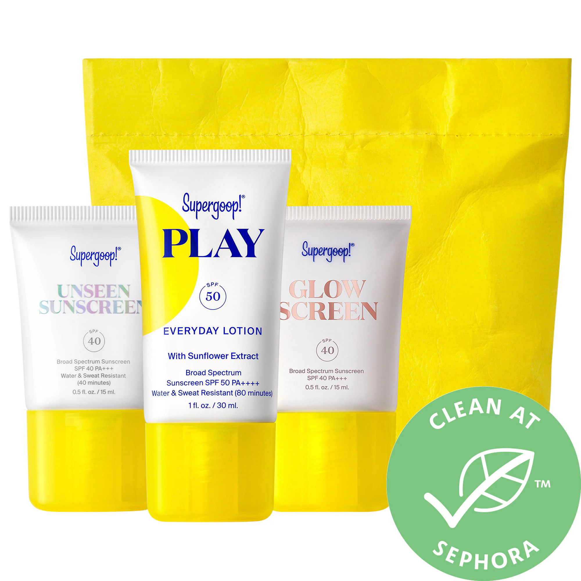 Supergoop! SPF Bestsellers Starter Kit | Sephora (US)