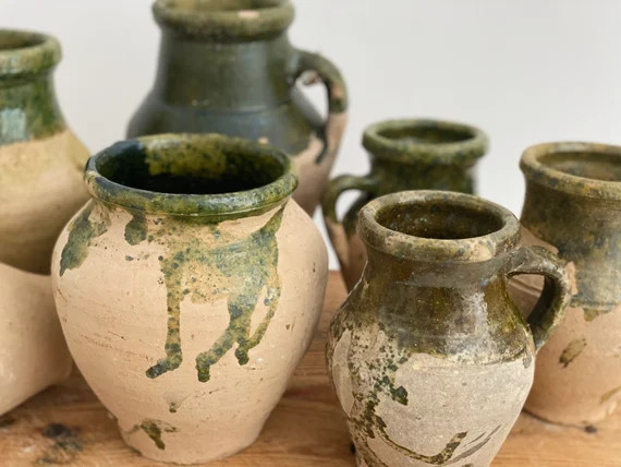 Turkish Olive Pot Handmade Vase Terracotta Urn | Etsy | Etsy (US)