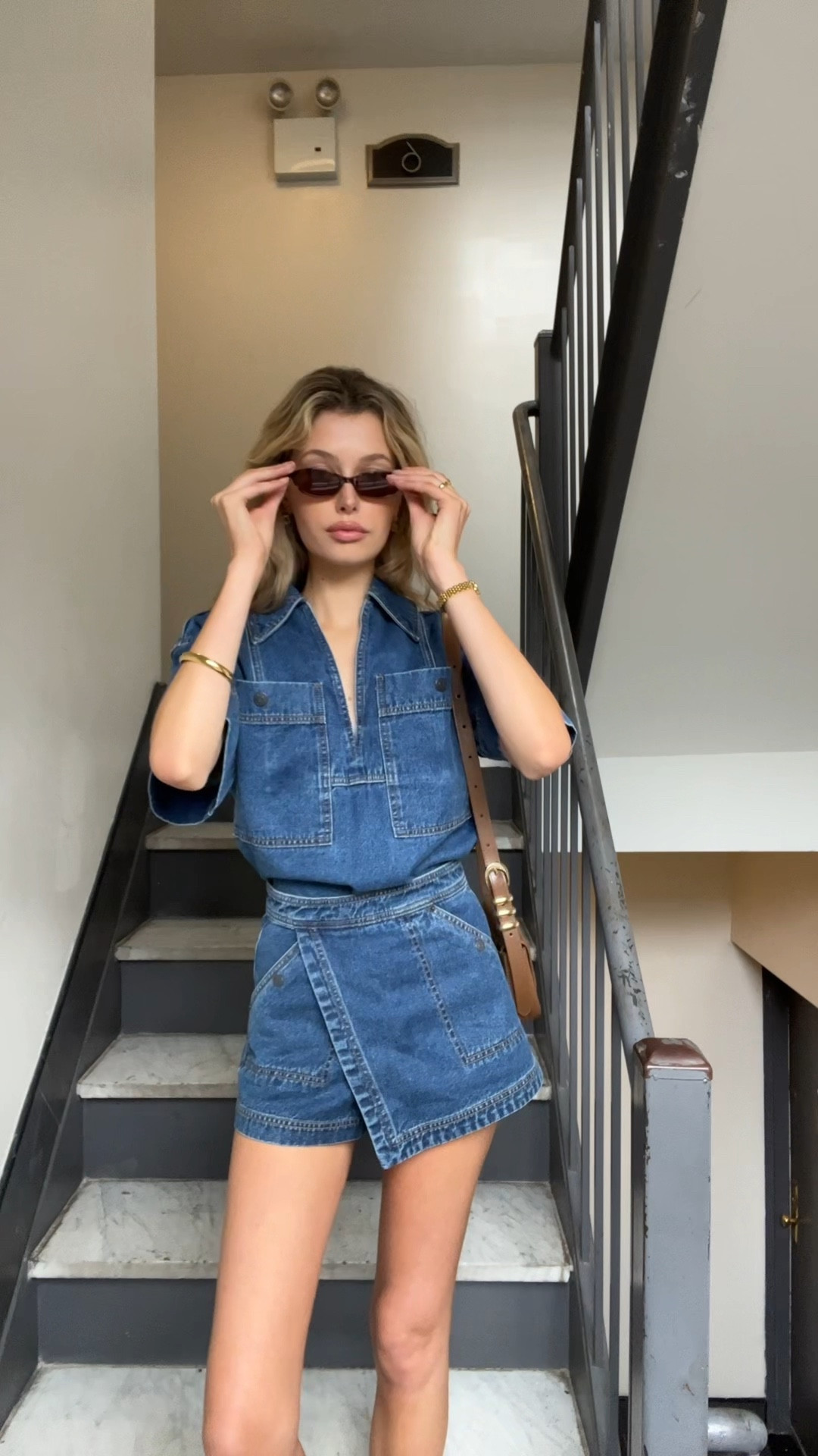 double denim for spring in nyc 


#LTKtravel #LTKstyletip