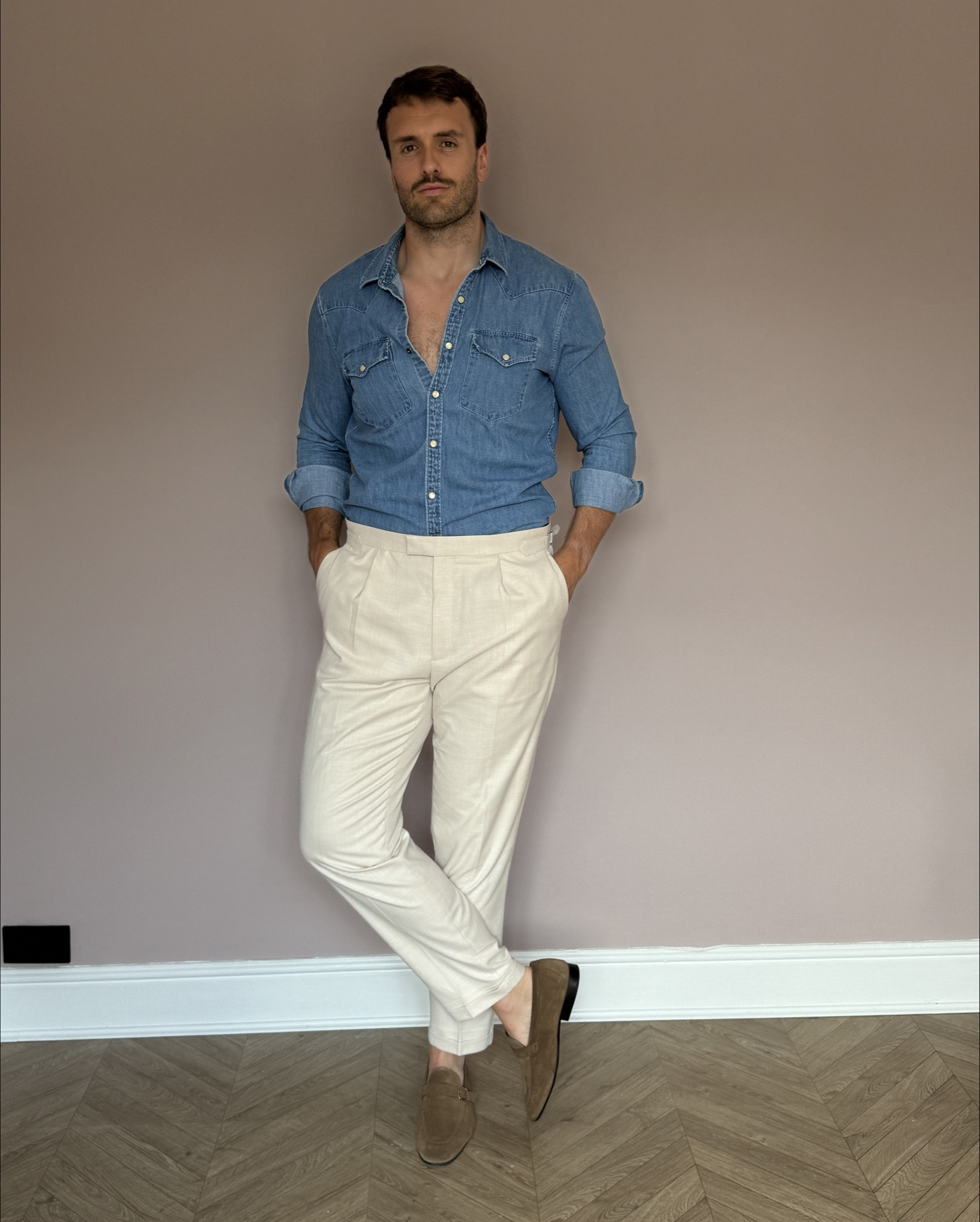 Levi’s M&S marks and Spencer, men’s fashion, men’s outfit, summer outfit, loafers, pleated trousers, side adjusters, tall outfit ideas, tall men, tall fashion 



#LTKsummer #LTKmens #LTKuk
