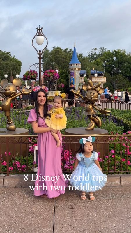 8 TIPS FOR GOING TO DISNEY WORLD WITH TWO TODDLERS! 

Double stroller, ponchos, stroller fan, Disney princess dresses, mouse ears, Cinderella dress, Disney bound rapunzel outfit with purple dress 

#LTKfamily #LTKkids #LTKtravel