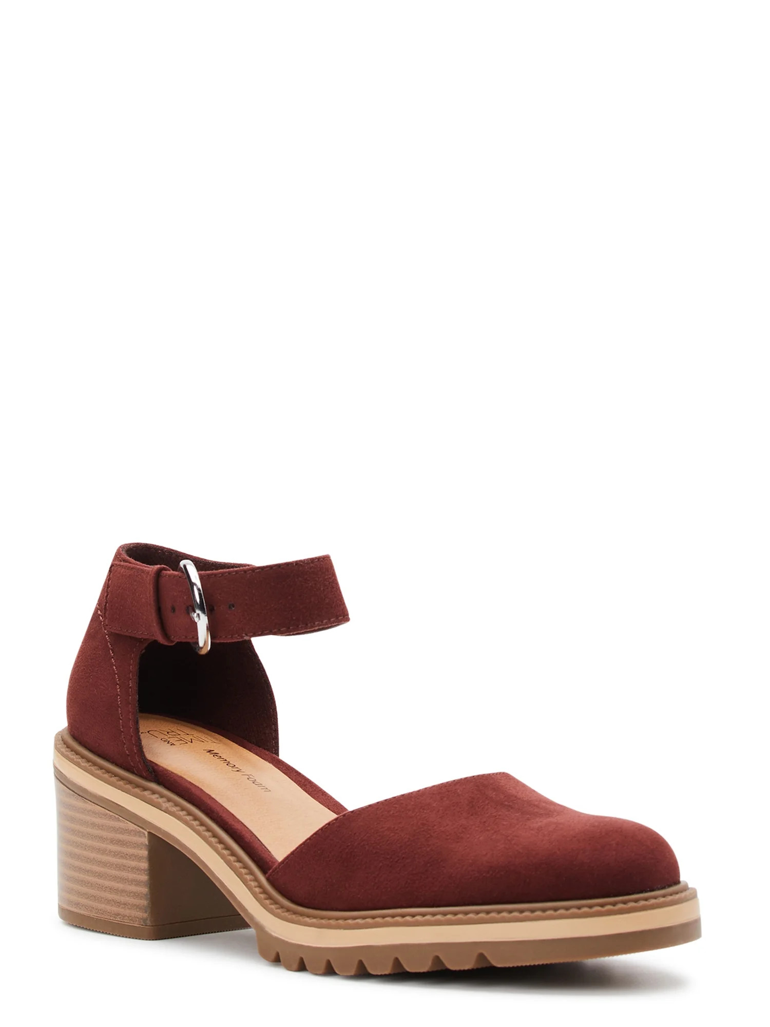 Time and Tru Women's Heeled Mary Jane Shoes - Walmart.com | Walmart (US)