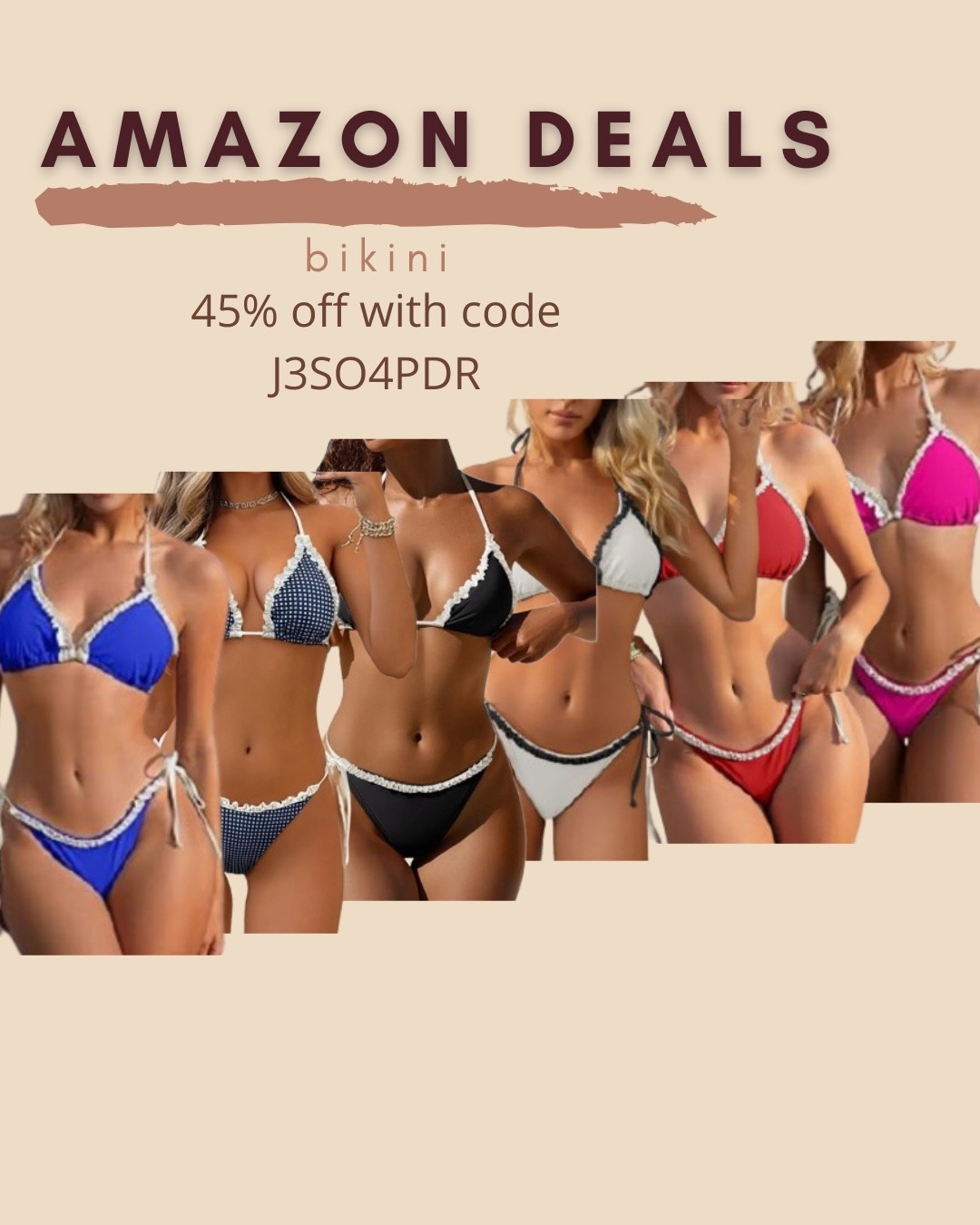 $10 ends 5/4

Amazon fashion
Amazon deals
Amazon swim
Bikini


#LTKSaleAlert #LTKSwim