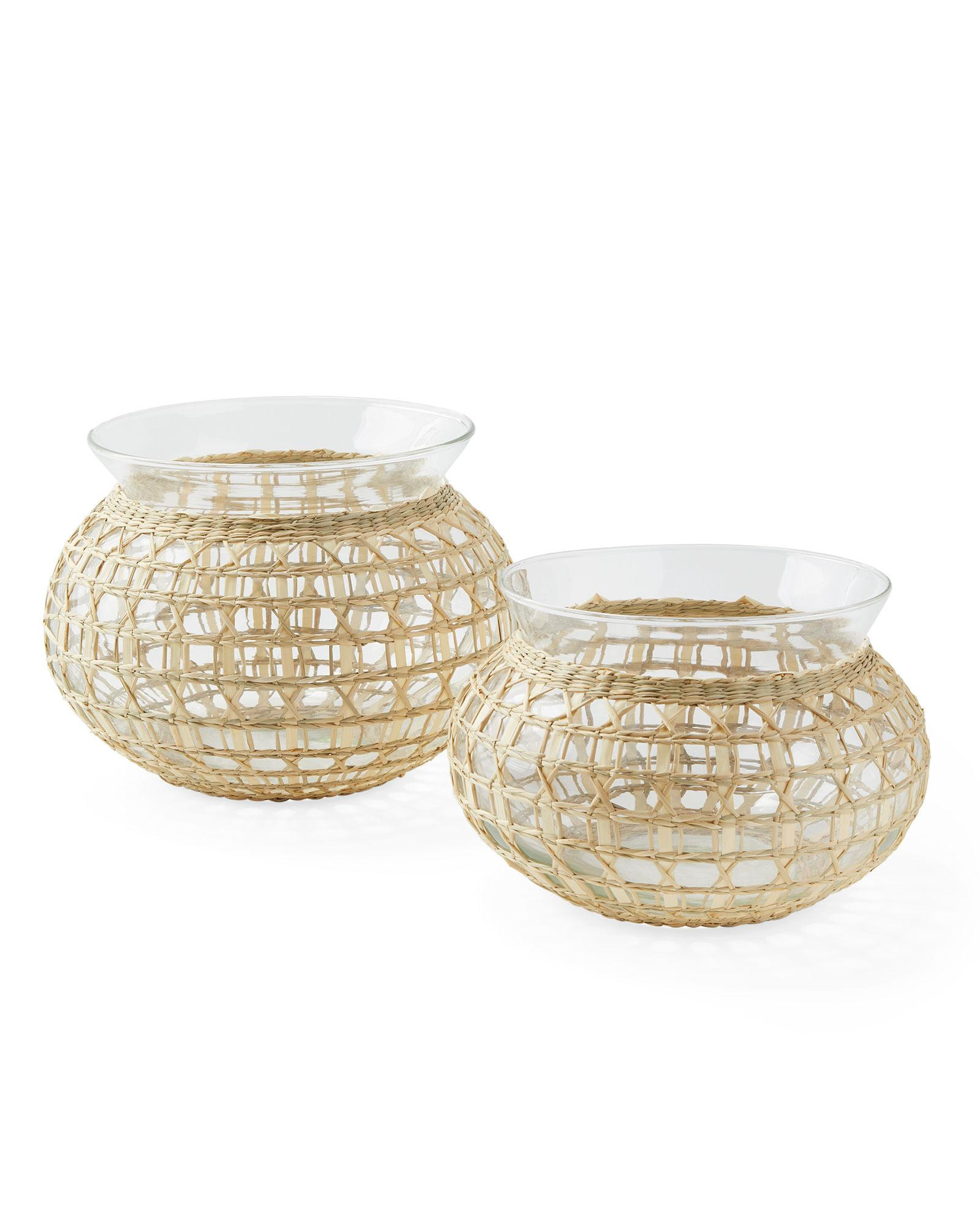 Cayman Seagrass Vase – Set of 2 | Serena & Lily | Serena and Lily