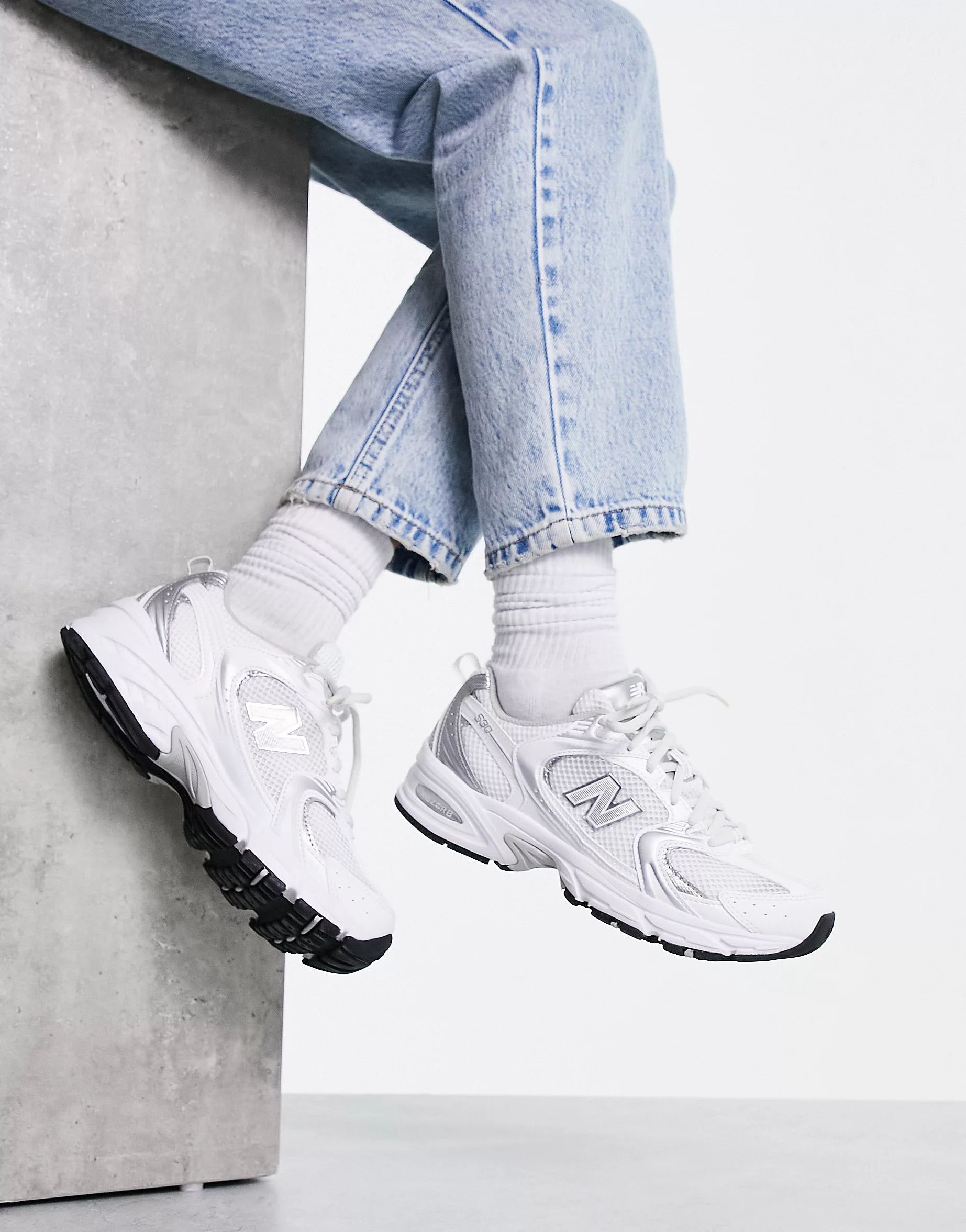 New Balance 530 sneakers in white and silver - WHITE | ASOS | ASOS (Global)